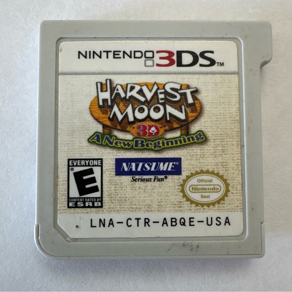 Nintendo 3DS Harvest Moon: 3D A New Beginning Game Cartridge Only. Preowned. - Picture 1 of 2